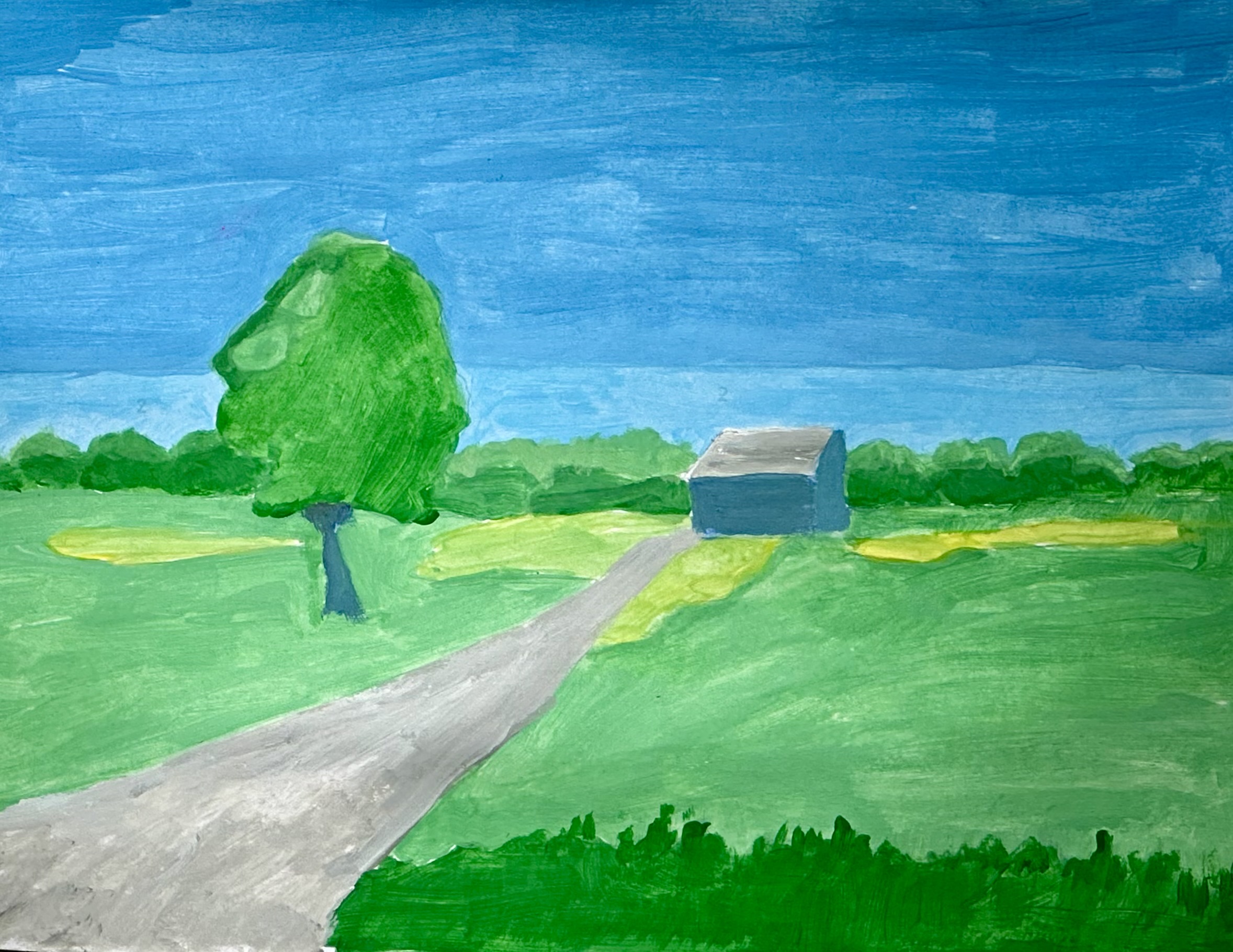 Farm House Scene